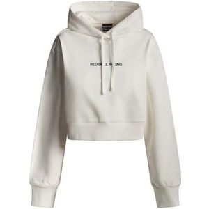 PEPE JEANS dames cropped logo hoodie sweatshirt, wit (OFF WIT), XXS, Wit (gebroken wit), XXS