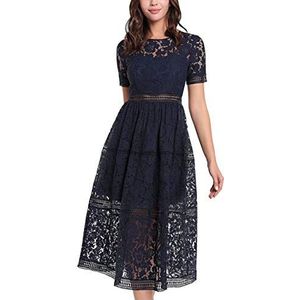 APART Fashion Cocktailjurk voor dames, Midnight blue, 36