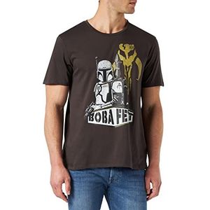 Star Wars MESWCLATS153 heren T-shirt, antraciet, L