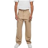 Urban Classics - Double Knee Carpenter Broek - Beige - Heren