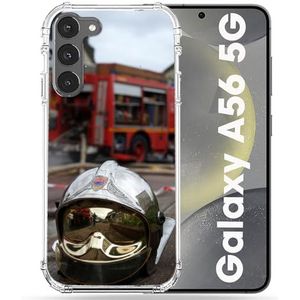 Versterkte hoes voor Samsung Galaxy A56 5G, brandweerman, vrachtwagen