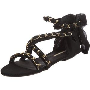 Buffalo London 309-14285-1 Nubuck PU Black 01 117233 Damessandalen, zwart zwart 01, 42 EU