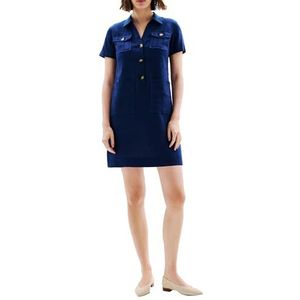 Caroll Linnen jurk voor dames, Estate Blue, 42