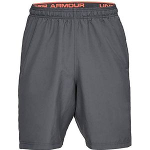 Under Armour heren geweven grafische woordmerk korte ultralichte hardloopshort voor mannen, ademende en moderne gymkleding voor heren