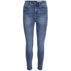 Noisy May NMAGNES Super HW Skinny Jeans VI097LB BG, Light Blue Denim, 25/32 dames, Lichtblauw Denim