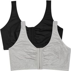 Fruit of the Loom Dames Front Close Builtup Sportbeha, 34