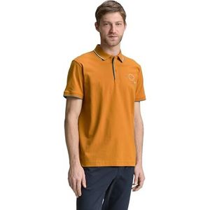 TOM TAILOR Poloshirt voor heren, 10821 - Peanut Butter Brown, XL