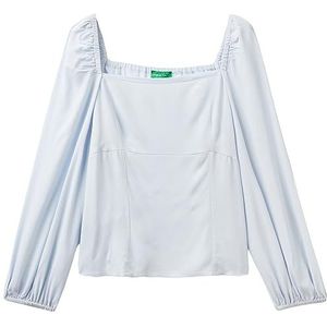 United Colors of Benetton dames overhemd, lichtblauw 135, XS