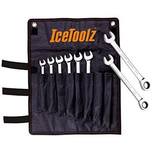 IceToolz Combination Ratchet Wrench set, zwart, M