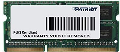 Patriot - Handtekeninglijn - RAM - Groen - 1 x 4GB - 1600 MHz - DDR3L SO-DIMM