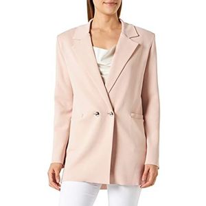 Pinko Rovescio Punto Milano T Elegante werkjas voor dames, N97_roze-rook-roze, XXS