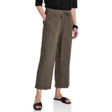 Broek - Middelhoge Taille - Brede Pijpen - Lichtgewicht Linnen Kwaliteit