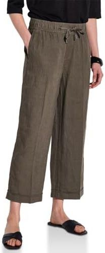 Broek - Middelhoge Taille - Brede Pijpen - Lichtgewicht Linnen Kwaliteit