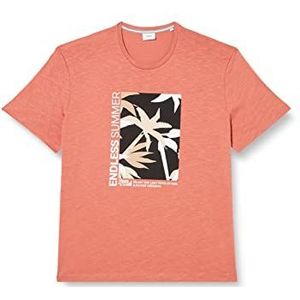s.Oliver Heren T-shirt met korte mouwen, Oranje 20d1, 3XL
