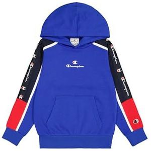 Champion Sweatshirt met capuchon voor kinderen en jongens, diepblauw/marineblauw (Bai/Nny/Wht), 11-12 jaar