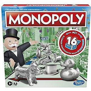 Monopoly Classic Bordspel, met nieuwe Algemeen Fondskaarten, vanaf 8 jaar