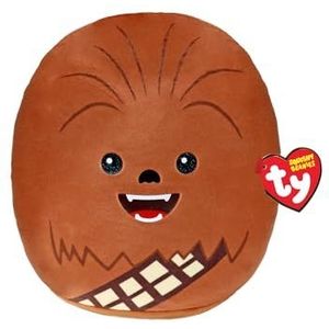 TY Chewbacca Disney Star Wars Squish-A-Boos, 35 cm, gelicentieerde beanie baby zacht pluche speelgoed, collectible cuddly gevulde teddy