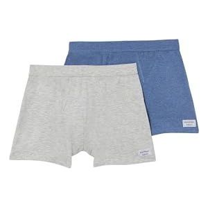 Abanderado Ecosmart boxershorts voor heren, duurzame lijn, open, 2 stuks, blauw/grijs (Vigore), 52