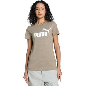 PUMA Unisex Ess Logo Heather Tee Tees