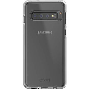 Gear4 Crystal Palace transparante telefoonhoes met high-tech bescherming tegen stoten [D3O-beschermd], slank, robuust design, compatibel met Samsung Galaxy S10 - transparant