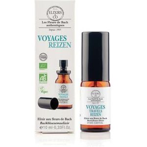 Elixirs & Co - Elixir bestaande uit bachbloesem – mondspray – reizen – bachbloesems – welzijn – biologisch – 100% natuurlijk – gemaakt in Frankrijk – 10 ml