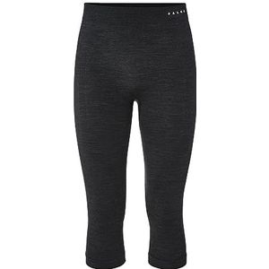 FALKE Heren Broek van Onderlaag Wool-Tech 3/4 M TI Wol Functioneel Material Sneldrogend 1 Stuk, Zwart (Black 3000), XXL