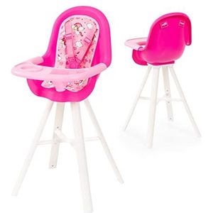 Bayer Design 63300AD Kinderstoel voor poppen, roze met riem en eenhoorn