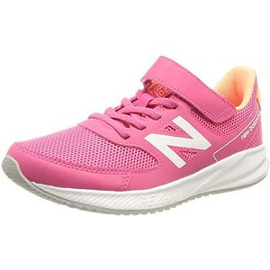 New Balance 570 V3 Bungee Lace with Hook and Loop Top Strap, sneakers voor meisjes, Roze, 39 EU