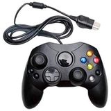 GOZAR Zwart Bedraad Klassieke Gamepad Joypad Controller Voor Xbox Console