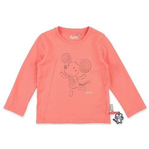 sigikid Shirt met lange mouwen van biologisch katoen voor mini-meisjes in de maten 98 tot 128, roze, 116 cm