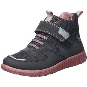 Superfit Sport7 Mini-sneakers voor babymeisjes, grijs/roze 2000, 20 EU