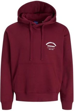 JACK & JONES Jormeadows Sweat Hood, Tibetaans rood., L