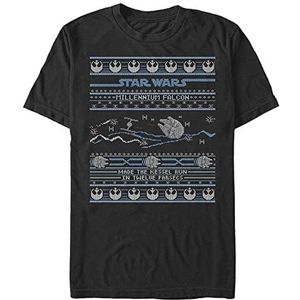 Star Wars: Classic - Falcon Attack Ugly Sweater Unisex Crew neck T-Shirt Black S