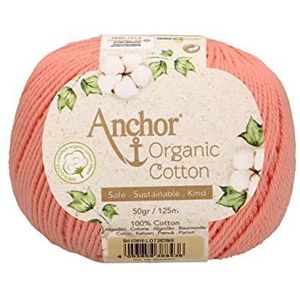 Anchor Organic Cotton 4-draads ca. 125 m 03610 salmon 50 g