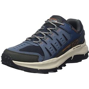 Skechers Heren 237501 Ccbk Sneaker, Navy lederen mesh oranje trim, 39 EU