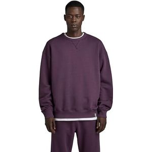 G-STAR RAW Essential Sweatshirt voor heren, uniseks, los, Paars (Lt Maze D22995-d395-8880), S