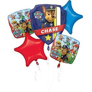 Amscan 3272301 - Bouquet folieballon Paw Patrol, 5 ballonnen, heliumballon