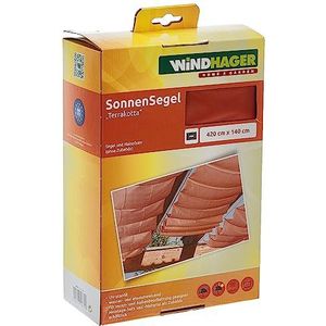 Windhager Zonnezeil voor kabelspantechniek, serre en terrassen schaduw, kabelspanluifel, 420 x 140 cm, 10879