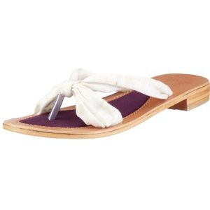 Colors of California H C 10326, damessandalen/teenslippers, Wit whitewhi, 36 EU