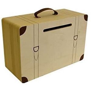 Artemio Urn koffer, hout, meerkleurig, 35 x 15 x 23 cm, 14002115