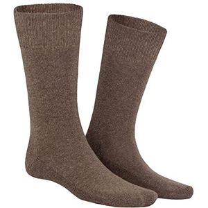 KUNERT Herensokken Homesocks zonder rubberen draden, Beige-mel. 8320, 39-42 EU