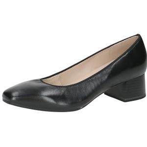 CAPRICE - Comfort Damespumps - Black Nappa - Leer - H-Breedte