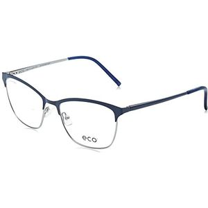 MODO & ECO Paarse bril, marineblauw/zilver, 51 voor dames, marineblauw/zilver