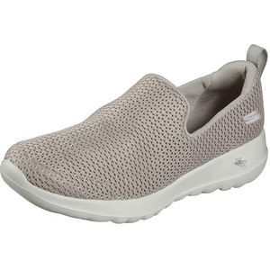 Skechers Gowalk Joy - Fiesta dames Gym schoenen, Taupe Textiel Trim, 40.5 EU