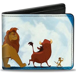 Buckle-Down Heren Standard Bifold Wallet The Lion King 10,2 x 8,9 cm