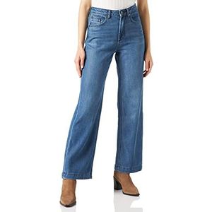 TOM TAILOR Dames Jeans met hoge taille 1030518, 10119 - Used Mid Stone Blue Denim, 32W / 30L