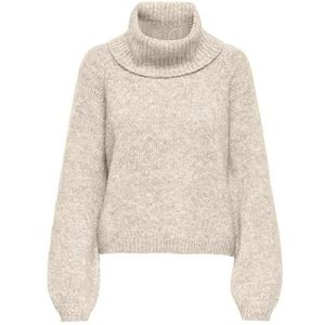 Only - Onlgila Life LS Rollneck BF Knt - Trui - Beige