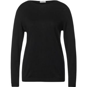 Street One Dames Style Opr U-Boat Pullover Sweater Sweater, zwart, 40
