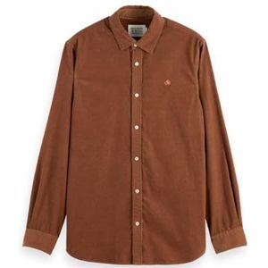 Scotch & Soda - Overhemd - Bruin - Heren