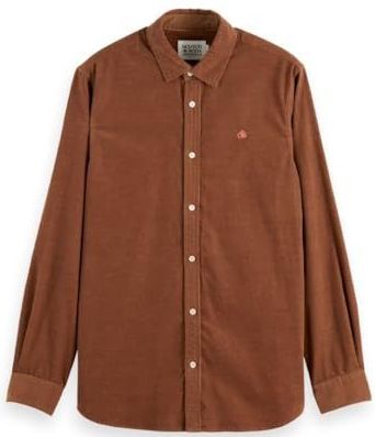Scotch & Soda - Overhemd - Bruin - Heren